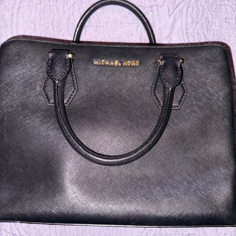 Michael Kors Black Satchel Bag